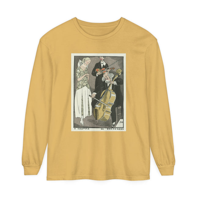 O Maitre el Relicario by Fernand Siméon Garment-dyed Long Sleeve T-Shirt
