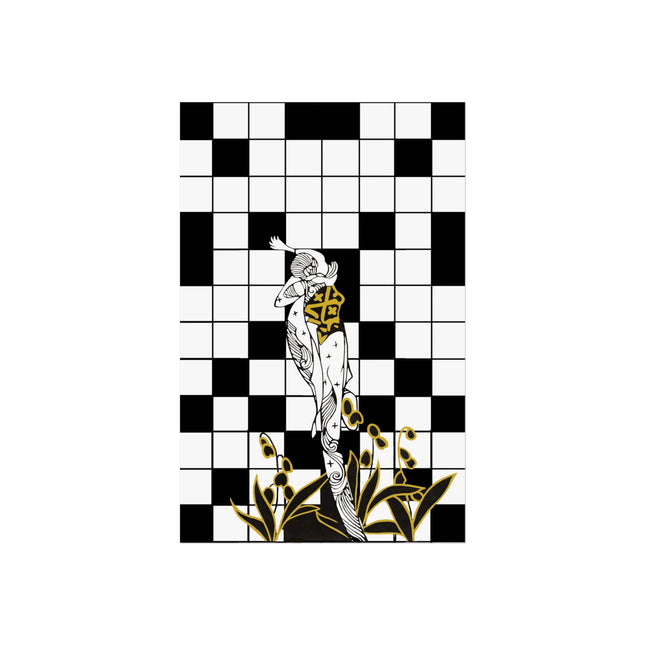 Woman and the Crossword Fine Art Posters