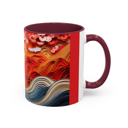 Vibrant Sunrise Sky Colorful Mugs (11oz, 15oz)