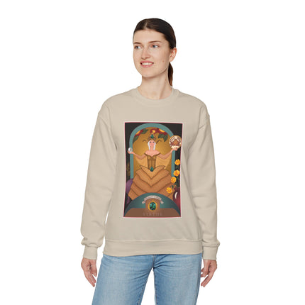June & Pearl, Alexandrite (from the Gem Series) by Sofia Chiostri Heavy Blend™ Crewneck Sweatshirt