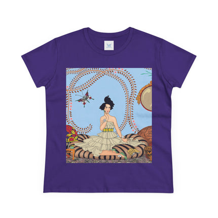 Minuit … ou l’appartement à la mode by George Barbier Women's Midweight Cotton Tee
