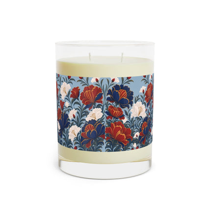 🎭🌺 The Golden Harlequin Garden Dancer Scented Candle – Art Deco Floral Fantasy