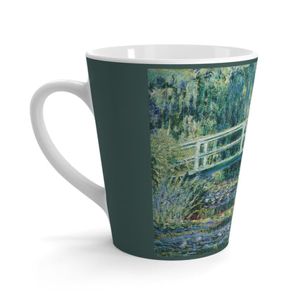 Water Lilies and Japanese Bridge by Claude Monet Latte Mug