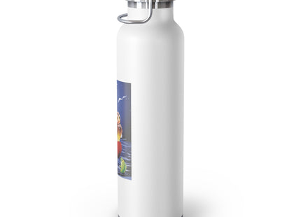 Embarking on a Moonlit Journey Copper Vacuum Insulated Bottle, 22oz