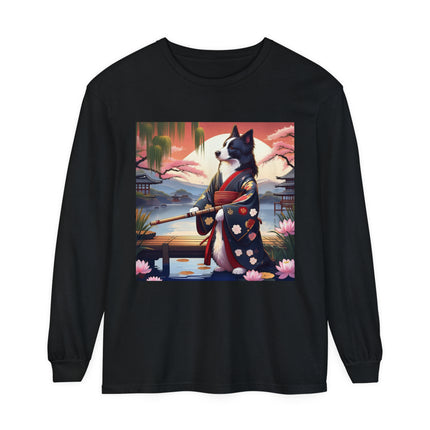 Border Collie Warrior Long Sleeve T-Shirt