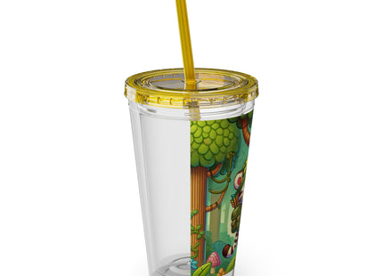 Stealthy Stripes Sunsplash Tumbler with Straw, 16oz