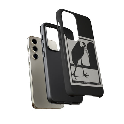 A Lame Marabou by Samuel Jessurun de Mesquita Phone Cases