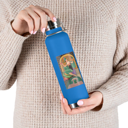 May & Emerald (from the Gem Series) by Sofia Chiostri Copper Vacuum Insulated Bottle, 22oz