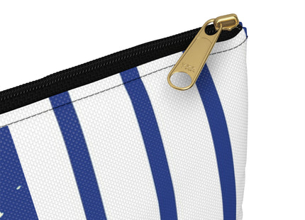 Snowman in Falling Snow Accessory Pouch