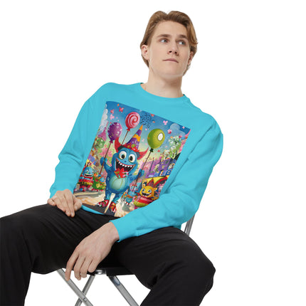 Monster Parade Madness Unisex Garment-Dyed Sweatshirt