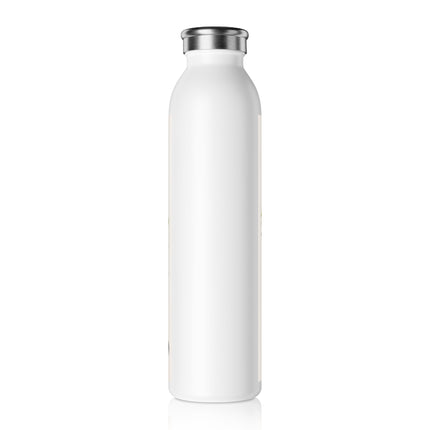 Tulip, Branches of Myrtle, and Shells by Maria Sibylla Merian Slim Water Bottle