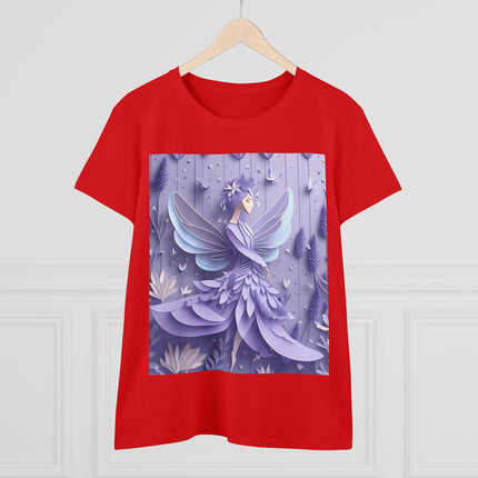 Lavender Fairy Women's Midweight Cotton Tee