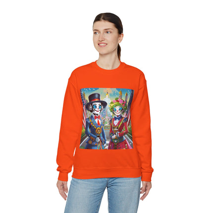 Cyber Punk Warrior Robots Unisex Heavy Blend™ Crewneck Sweatshirt