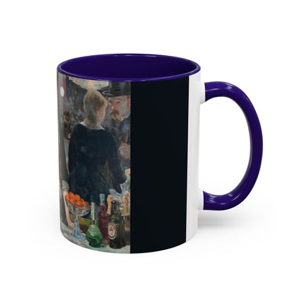 A Bar at the Folies-Bergère by Edouard Manet Colorful Mugs (11oz, 15oz)