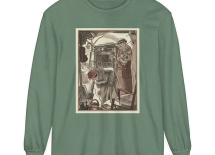 Bric-A-Brac by Fernand Siméon Garment-dyed Long Sleeve T-Shirt