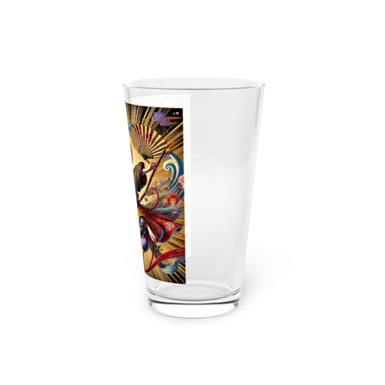 Theatrical Mouse on a Mission Glass, 16oz