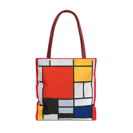 Composition with Red, Yellow, Blue, and Black by Piet Mondrian Tote Bag (AOP)