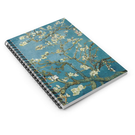 Almond Blossom by Vincent van Gogh Spiral Notebook - Ruled Line