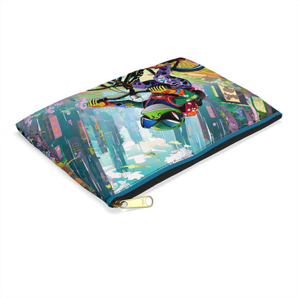 Cyberpunk Frog Pencil Case
