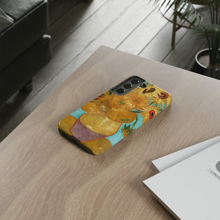 Vase with Twelve Sunflowers by Vincent Van Gogh Phone Cases