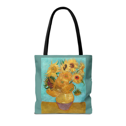 Vase with Twelve Sunflowers by Vincent Van Gogh Tote Bag (AOP)