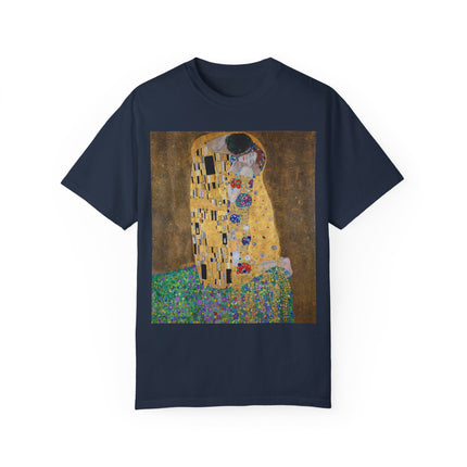 The Kiss by Gustav Klimt Unisex Garment-Dyed T-shirt