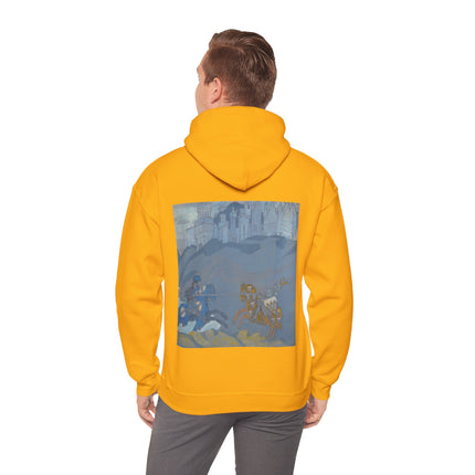 The Duel by Nicholas Roerich Unisex Heavy Blend™ Hooded Sweatshirt