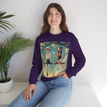 Whispers on the Spring Swing Heavy Blend™ Crewneck Sweatshirt