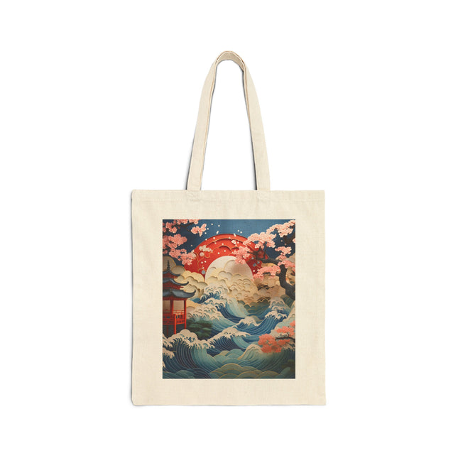 Twilight Serenity Cotton Canvas Tote Bag