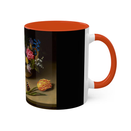 Flower Still Life by Ambrosius Bosschaert Colorful Mugs, 11oz