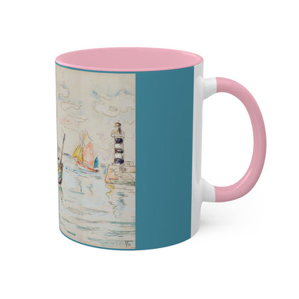 Groix by Paul Signac Colorful Mugs, 11oz