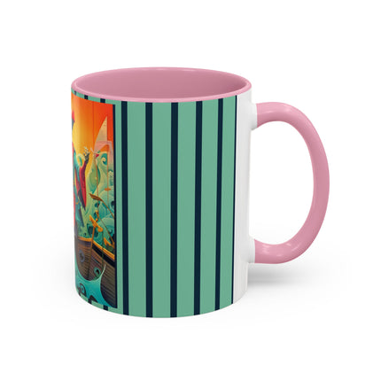 Skeleton Crew of the Misty Seas Colorful Mugs (11oz, 15oz)