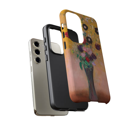 Vase of Flowers by Odilon Redon Phone Cases