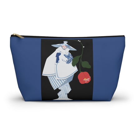 Blue & White Porcelain Geisha Cosmetic Bag – Quiet Elegance & Timeless Grace