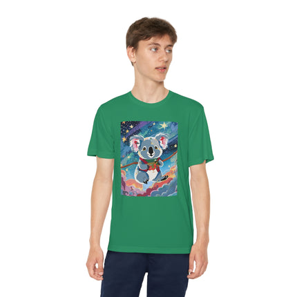 Cute Koala Youth Competitor Tee – Dreamy Skies & Whimsical Wonder