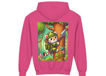 Stealthy Stripes Youth Heavy Blend Hooded Sweatshirt