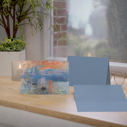 Sunrise by Claude Monet Greeting Cards (1, 10, 30, and 50pcs)