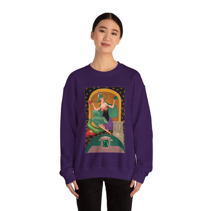 May & Emerald (from the Gem Series) by Sofia Chiostri Heavy Blend™ Crewneck Sweatshirt