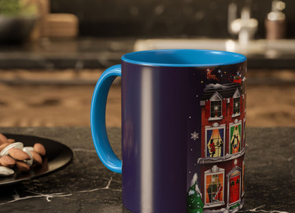 A Christmas Eve Celebration Colorful Mugs (11oz, 15oz)