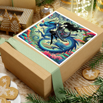 Mystic Guardian of the Sky Kiss-Cut Stickers (4 Sizes)
