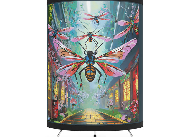Neon Swarm Tripod Lamp