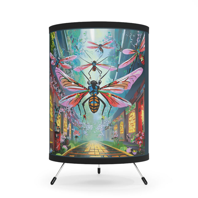 Neon Swarm Tripod Lamp