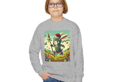 Rabbit Gladiator Youth Crewneck Sweatshirt