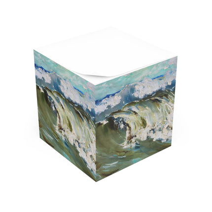 The Wave by Karl Hagemeister Note Cube