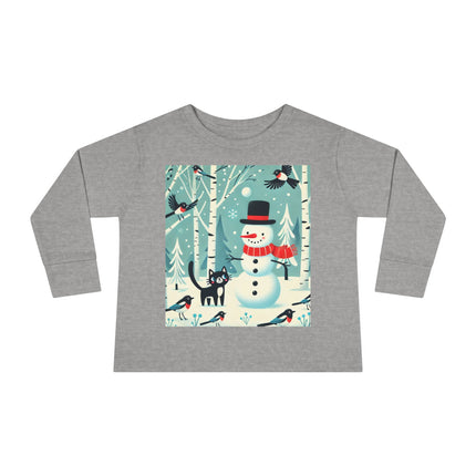 Frosty Forest Friends Toddler Long Sleeve Tee