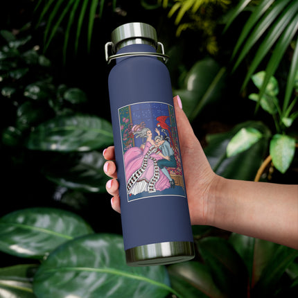 The Jealous Parrot by George Barbier Copper Vacuum Insulated Bottle, 22oz