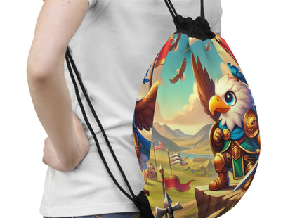 Watchful Guardian Drawstring Bag
