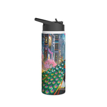 Techno Plumes Stainless Steel Water Bottle