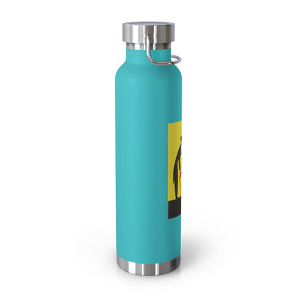 A Moment of Elegance: A Passionate Embrace Amidst Golden Splendor Copper Vacuum Insulated Bottle, 22oz
