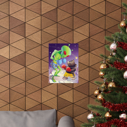 Cosmic Clash Premium Matte Vertical Posters